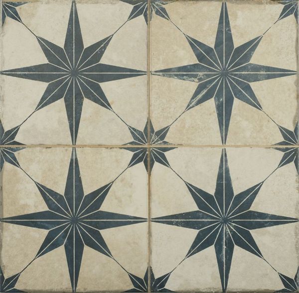 Picture of Orient Blue Patterned Tiles 45x45 cm