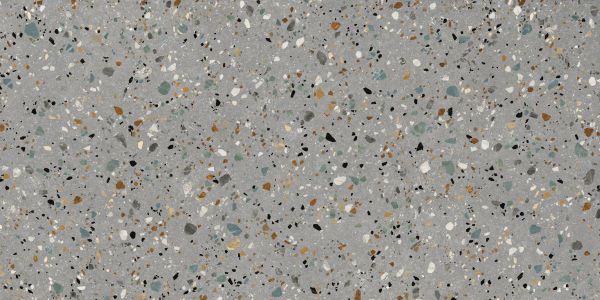 Picture of Gobi Grey Matt Terrazzo Porcelain Tile 60x120 cm