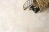 light tumbled travertine