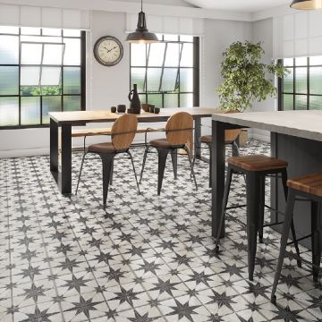 Show details for Orient White Patterned Floor Tiles 45x45 cm Picture of Orient White Patterned Floor Tiles 45x45 cm