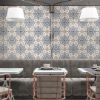 Picture of Bursa Blue Pre-Cut Matt Tile 45x45 cm