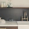 Picture of Terra Black Matt Textured Wall Tile 7x28 cm