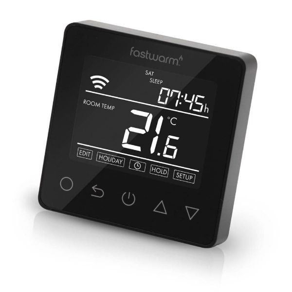 Picture of Fastwarm Smart WiFi Thermostat - BLACK (16amp)