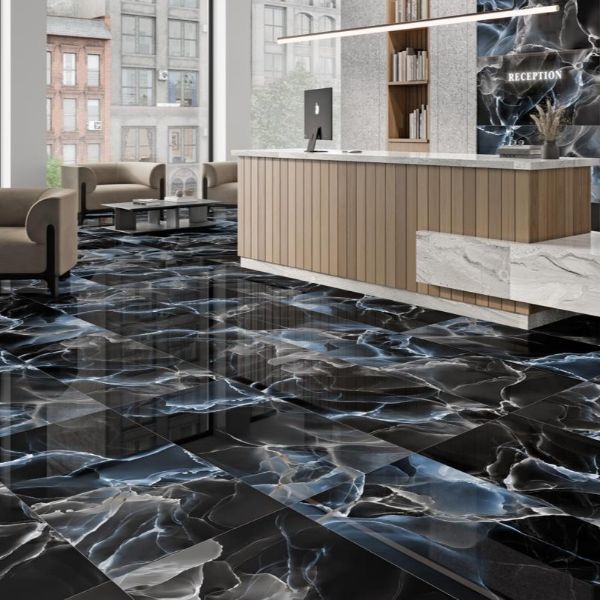 Picture of Storm Blue Polished Tile 60x120 cm